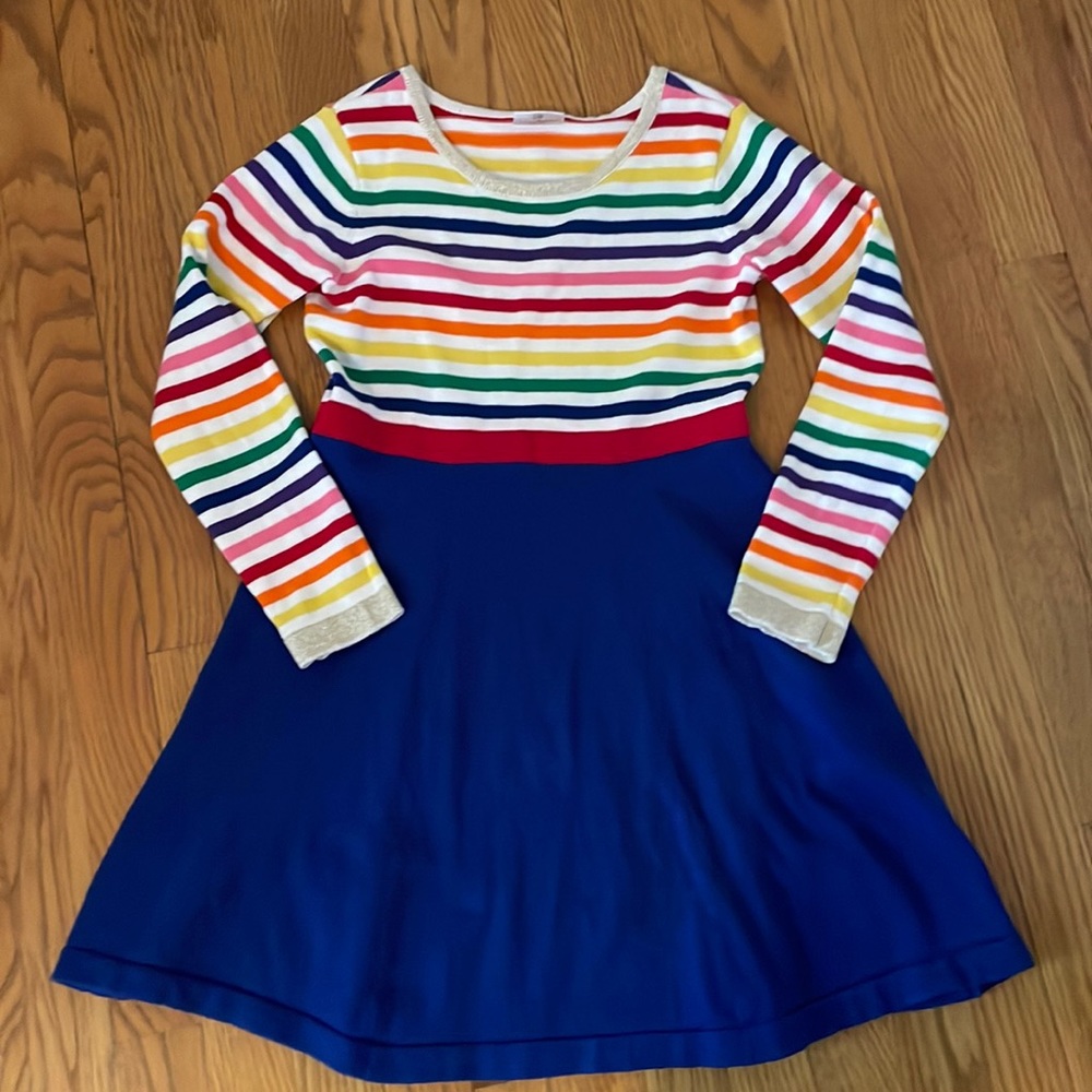 NWOT - Hanna Andersson Rainbow Sweater Dress